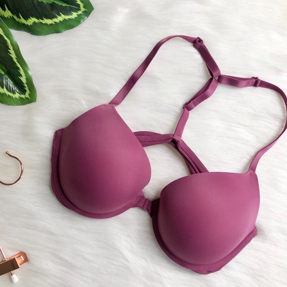 🏷SOLD PINK VICTORIA’S SECRET Berry Racerback Bra - Picture 3 of 8